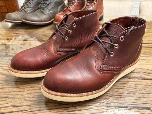 Red wing work chukka brair - red,