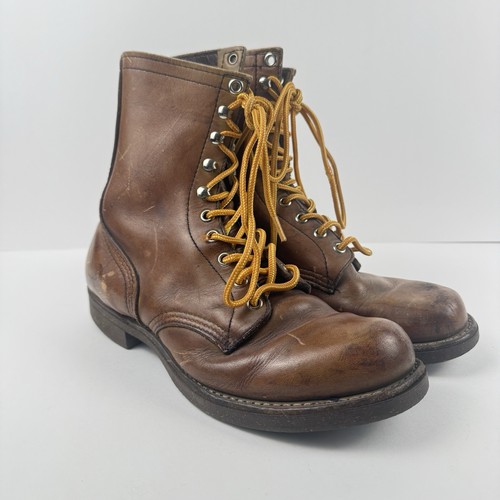 Vintage red wing boots mens - red,
