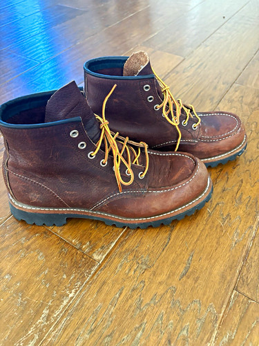 Red wing heritage roughneck - red,