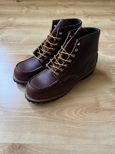 Red wing roughneck moc toe - red,