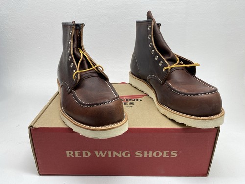 Red wing moc toe boots - wing,