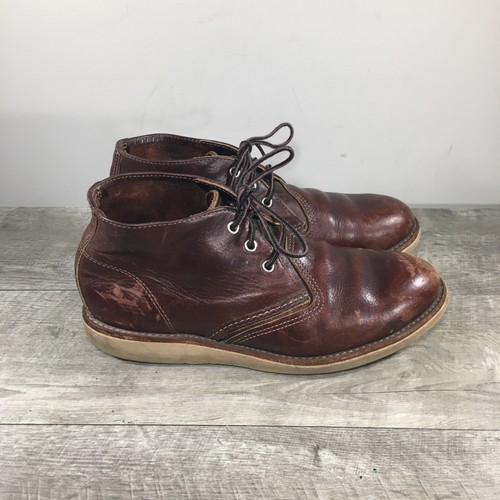Red wing 3141 work chukka - red,