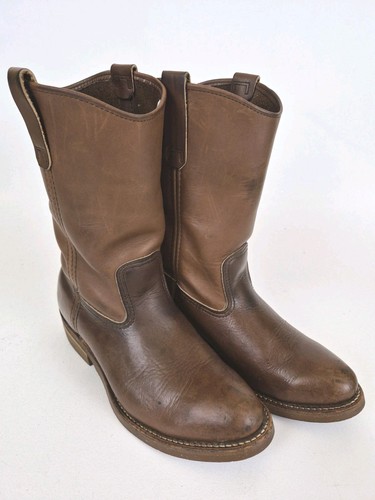 Red wing pull boots mens - wing, on