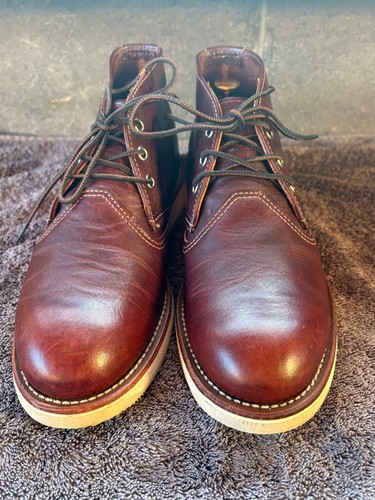 Red wing 3141 work chukka - red,